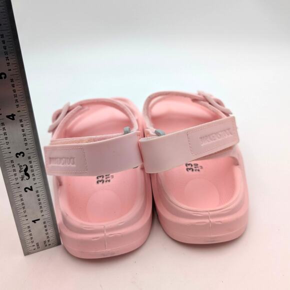 Birkenstock Mogami Kids Birko-Flor Sandals Icy Gentle Rose Size US2 EU33 - Picture 4 of 12